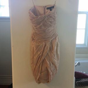 Ralph Lauren Strapless Light Peach Dress